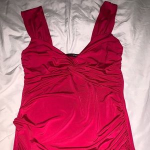 Y2K hot pink cute tank top
